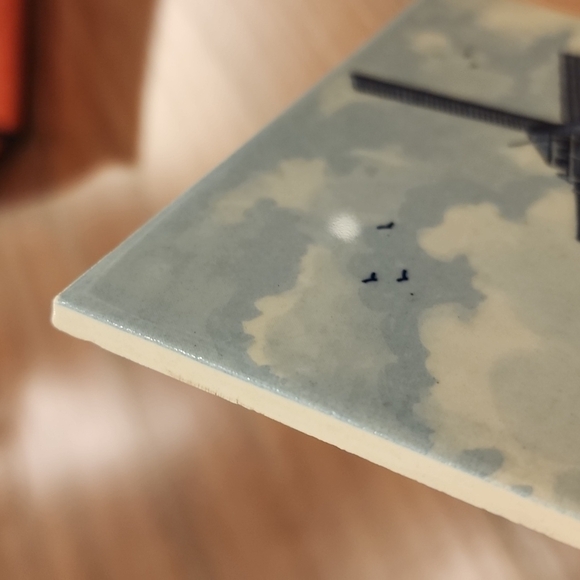 Vintage Handpainted tile. - Picture 2 of 4